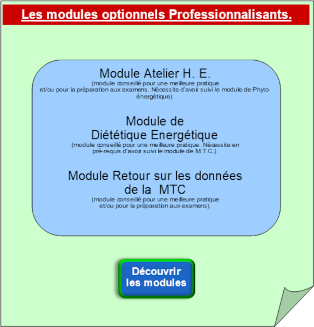 Formation en Huiles essentielles - Les modules professionnalisants