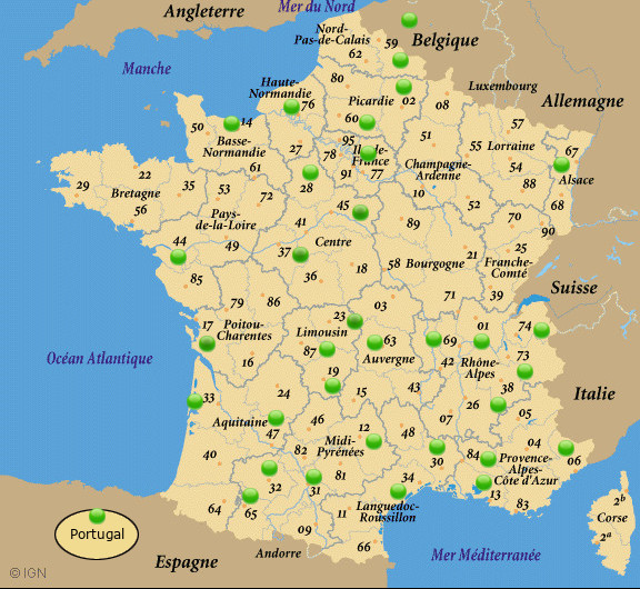 carte de France