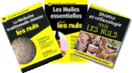 Couverture des Livres edition First, MC, Shiatsu, huiles essentielles pour les nuls